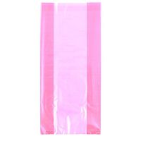 UNIQUE PARTY Cello Treat Bags with Ties (Pack of 30) (One Size) (Pearl Pink)