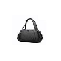 F&W WF Travel Bag -Men's Portable Short-Distance Travel Large-Capacity Wet and Dry Separation Luggage Waterproof Backpack (Color : Black, Size : 623423cm)