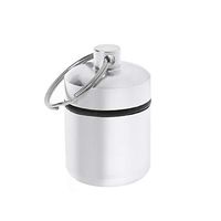 sara-u Mini Portable Aluminium Alloy Pill Box Carrying Bottle Case Noise Canceling Hearing Protection Earbuds Earplugs