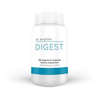 Dr. Brighten Digest - Digestive Enzymes Supplement Includes Special Protease DPP IV That Digests Gluten, Betaine HCl to Help Relief from The Discomfort After Eating