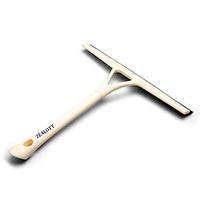 ZEALOTT Rubber Blade Squeegee for Cleaning Glass Windows, Shower Doors, Bathroom Tiles, Garage Floors, Mirrors, Car Windshield - Ivory White
