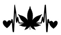 Home Grown Claremore Weed for Life - High Life - Multiple Colors - Vinyl Sticker Decal | Perfect for Cars Motorcycles Trucks Laptops Wall Décor |