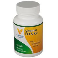 Vitamin D3 K2 2,500 IU (60 Capsules) by The Vitamin Shoppe