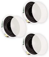 Theater Solutions TSQ670 in Ceiling 70 Volt 6.5" Speakers Quick Install 3 Speaker Set