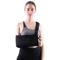 Broken Arm Sling Shoulder Sling Rotator Cuff Surgery Sling Arm Brace Shoulder Support for Men and Women,Black