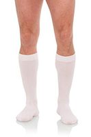 Jomi Compression Men's Socks Collection, 20-30mmHg Coolmax 200 (Large, White)