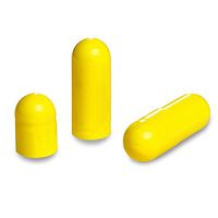Empty Gel Caps Empty Gelatin Capsules, 1000 pcs, Size 00, Yellow, (Separated)