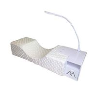 Eyelash Extension Pillow with Cosmetics Shelf Ergonomic Curve Memory Foam Pillow Tools Support Neck for Family Salon