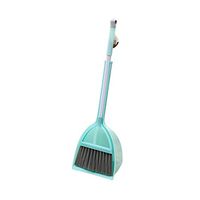 Ttzz Kids Stretchable Floor Cleaning Tools Mop Broom Dustpan Play-House Toys Gift Light Green Broom + Dustpan Set
