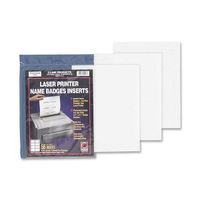 C-Line Name Badge Inserts, 3 1/2 x 2 1/4, White, 56/Pack