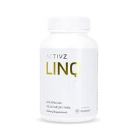 LINQ Cellular Jet Fuel - Leaky Gut Management - Gut/Brain Connection - Highly Bioavailable Butyric Acid Supplement - Patented Delivery Technology (60 Capsules, 1 Month Supply)