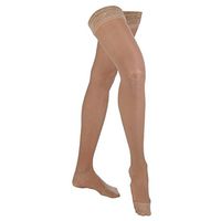 Venosan Legline Closed Toe Thigh Highs w/Lace Band 15 20 mmHg Black X Large