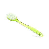 ByedogLong Handled Plastic Body Bath Shower Back Brush Scrubber Skin Cleaning Massager (Green)
