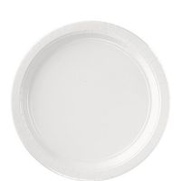 Round Paper Plates | 20ct (10.5 inch, Frosty White)