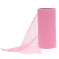 25yd Tulle Roll Spool Tutu Wedding Bow Skirt Gift Packing Fabric Decor Ornament |Color - Deep Pink|
