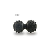 Sport Fitness Spiky Trigger Point Massage Ball Hand Back Neck Myofascial Release Pain Relief Fasciitis Roller,Black