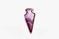 Siddha Arrowhead Pendant- Reiki Healing, Crystal Healing, Meditation, Positive Energy Spiritual Energy Meditation (Purple Amethyst)