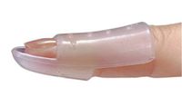 DJO Finger Splint PROCARE Stax Plastic Left or Right Hand Beige Size 3