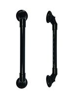 MedGear A-0163B2 16 in Wall-Mount Assist Bar, Black