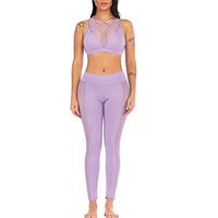 Yoga Pants for Women Lace Skinny Tummy Control Pants Leggings Cell Phone Pockets Trousers