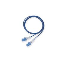 Howard Leight FDT-30-SM by Honeywell Small Multiple Use Fusion Detectable 4-Flange Molded TPE (Thermoplastic Elastomer) Corded Earplugs With Vinyl Cord And Clear Stem (1 Pair Per HearPack, 100 Pair Per Box) (100/PR)