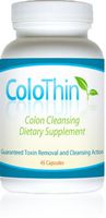 ColoThin Colon Cleanse Detox, 1 Month Supply, 45 Count Bottle, Weight Loss, Dietary Supplement. 100% Money Back Guarantee!
