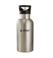 got softener? - 20oz Stainless Steel Water Bottle, Silver