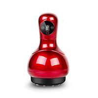 RISSITEL Electric Gua Sha Massage, Heating Negative Pressure Magnetic Wave Therapy Instrument, Scraping Detox Massager, Negative Pressure Linfa Detox SPA GuaSha Massager (Color : Red)