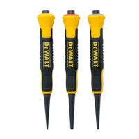 Nail Set, 1/32, 2/32, 3/32 in, 4 in L, 3 Pc