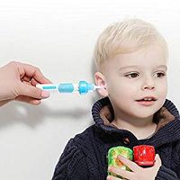 Electric Ear Wax Remover with Led Light, BESTHINKY Safe Smart Earwax Cleaner Ear Care for Infants, Babies, Teenagers or Adults (Blue)