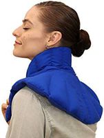 My Heating Pad - Microwave Heating Pad for Neck and Shoulders | Reusable Large Heating Pad for Relief of Sore Neck, Shoulder Pain, Upper Back Aches, Tensed Muscles & Joints Pain (Blue)