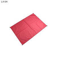 TbpersicwT Home bedroom carpet door mat, Solid Color Portable Outdoor Travel Waterproof Camping Picnic Mat Beach Blanket - Pink 1.4x2M