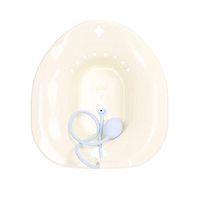 JaneDream Sitz Bath Over Toilet Remove Yoni Steam Seat Tub Steaming Cleaning Female Maternity Bath Seat Toilet Postpartum Care with Irrigator Beige