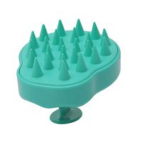 Silicone Head Body Massager Shampoo Scalp Massage Brush Hair Washing Comb Body Shower Brush Bath Spa Slimming Massage Brush - Green