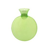 Warm Simple 0.75 L Hot Water Bottle Safe Water-Filled, Hot Water Bottle (Round, Green)