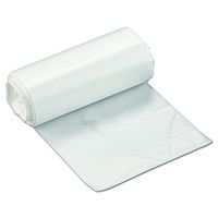 Inteplast EC171806N 30 Gallon Capacity, 18" Length x 17" Width x 6 Micron Thickness, Natural Color, High-Density polyethylene Perforated Trash Can Liner (Case of 40 Roll, 50 Bags per Roll)