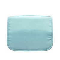 Grey990 Multi-Purpose Handbag Polyester Fabric Cosmetic Bag, Coin Purse, Hanging Folding Makeup Storage Bag, 24cm x 20cm x 9.5cm Sky Blue