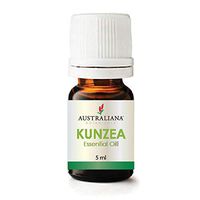 Australiana Botanicals KUNZEA Essential Oil 5ml - Aid for psoriasis, Eczema, Acne Scar, Rosacea - Relief for Dry, Scaly Skin, Scalp - Relax Muscles, Increase Blood Flow, Reduce Inflammation