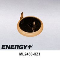 FedCo Batteries Compatible with FDK ML2430-HZ1 Rechargeable Lithium Coin Cell - 100mAh