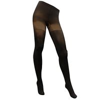 Ames Walker AW Style 108 Microfiber Opaque 8 15 mmHg Mild Comporession Closed Toe Tights Medium Espresso Microfiber Nylon Provides Easier Application, and Great Comfort While Wearing