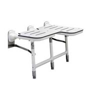 Bobrick B-918116L Left Side Configured Bariatric Fold-Down Shower Seat
