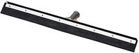 Carlisle 361203600 Flo-Pac Straight Rubber Squeegee with Metal Frame, 36" Length, Black