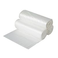 Aluf Plastics HCR-404814C High Density Star Sealed Coreless Roll Bags, 45 gal, Polyethylene, 40" x 48", Clear (Pack of 250)