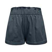 LinqiudD Best Selling Women Fashion High Waisted Shorts with Pocket Summer Shorts Pants(Blue,S)