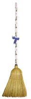 Cute Tools Garden Broom - Landscaping Instrument, Sweep and Dust With This Garden Accessory, Hand Painted Wooden Broomstick In The USA, Durable Yard and Gardening Equipment From CuteTools! - Art For A Cause, Blueberry on Cream