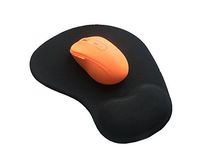 Peace Hand Anti-skid Gel Mouse Pad with Wrist Rest support with Non-slip base, Black (6868535)