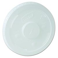 Dixie 12-21 oz. Plastic Paper Cold Cup Lid by GP PRO (Georgia-Pacific), Clear, 914LSRD, 1,200 Count (100 Lids Per Sleeve, 12 Sleeves Per Case)