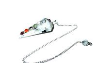 Rainbow Moonstone Chakra Pendulum Faceted Cone Shaped Top Quality A++ Crystal Therapy