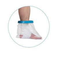 Adult Waterproof Cast Cover Protector for Shower Bath, Arm Cast Sleeve Bag Covers for Broken Hands, Wrists, Leg, Wounds, Burns, Reusable, Keeps Casts Bandage Dry(SL2102 Foot)