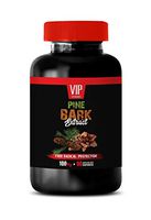 antioxidant Capsules - Pine BARK Extract 100 MG - Siberian Pine nut Oil Capsules - 1 Bottle 90 Capsules